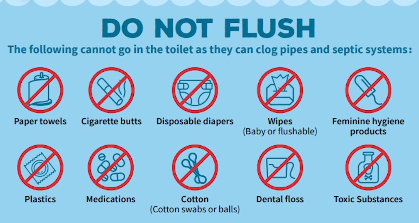 What NOT to flush